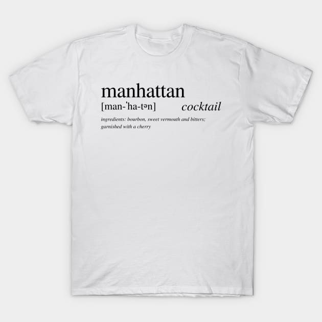 The Manhattan Cocktail T-Shirt by LushLife